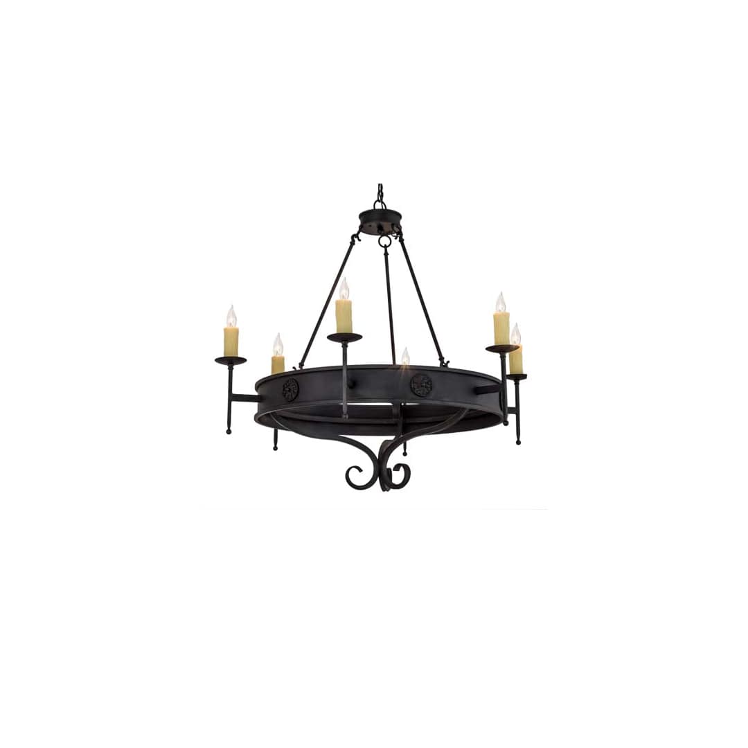 Lorenzo 6 Light 48" Wide Taper Candle Style Chandelier