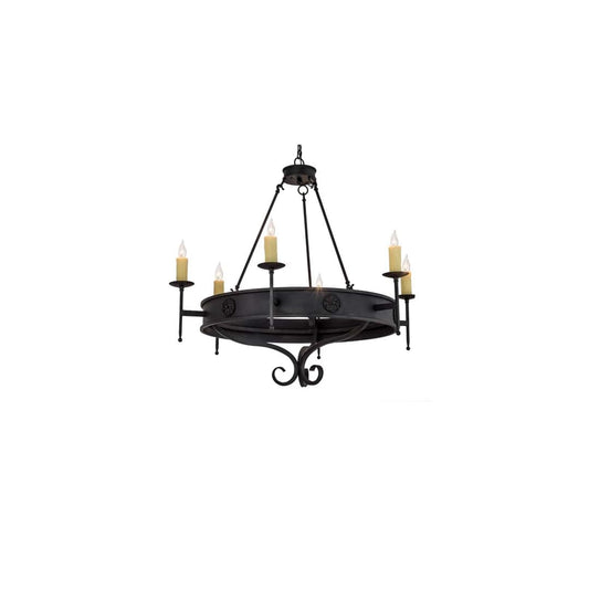 Lorenzo 6 Light 48" Wide Taper Candle Style Chandelier