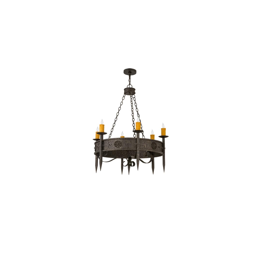 Calandra 6 Light 36" Wide Taper Candle Style Chandelier