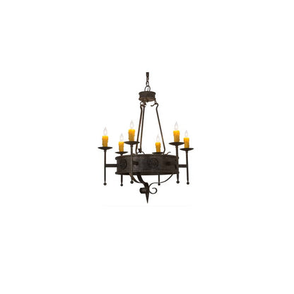 Lorenzo 6 Light 30" Wide Taper Candle Style Chandelier