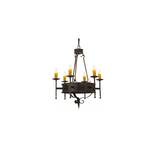 Lorenzo 6 Light 30" Wide Taper Candle Style Chandelier