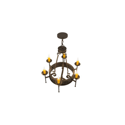 Lorenzo 6 Light 30" Wide Taper Candle Style Chandelier