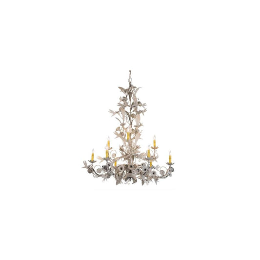 Le Printemps 9 Light 36" Wide Taper Candle Style Chandelier