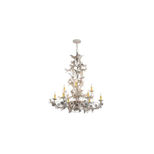 Le Printemps 9 Light 36" Wide Taper Candle Style Chandelier