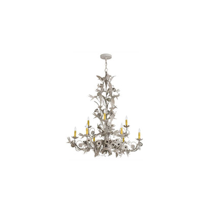 Le Printemps 9 Light 36" Wide Taper Candle Style Chandelier