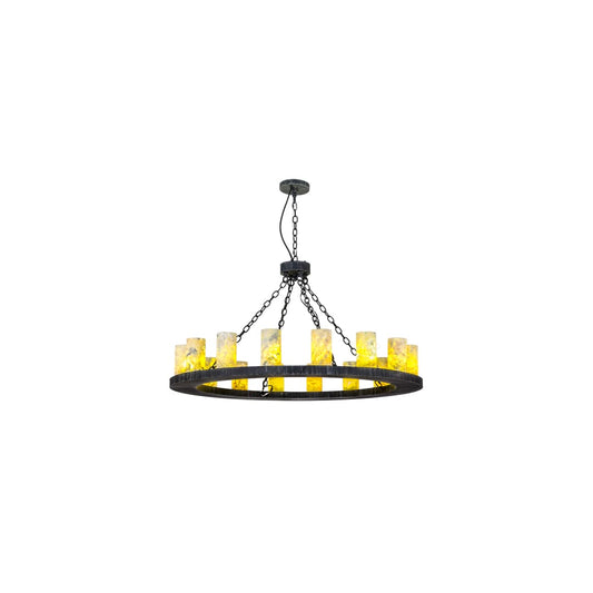 Loxley Jadestone 16 Light 48" Wide Ring Chandelier