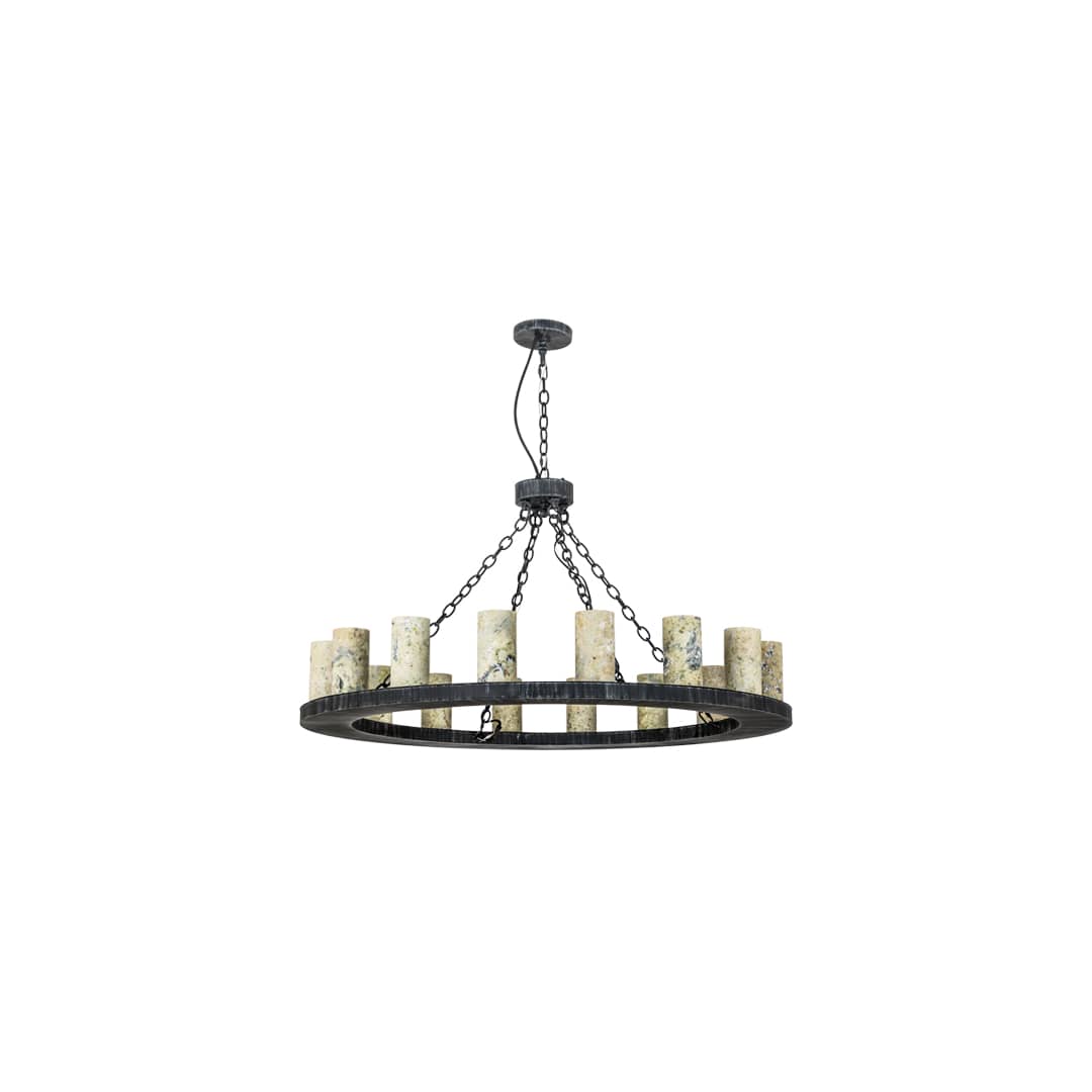 Loxley Jadestone 16 Light 48" Wide Ring Chandelier