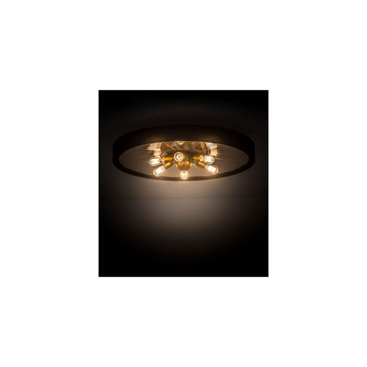 Tennessee 6 Light 36" Wide Semi-Flush Ceiling Fixture