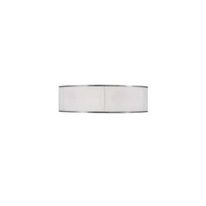Cilindro 6 Light 36" Wide Semi-Flush Drum Ceiling Fixture - Chrome Finish - GU24 Bulb Base