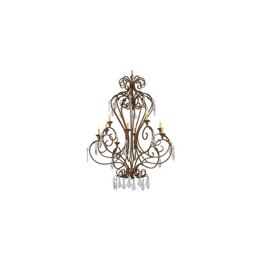 Josephine 10 Light 49" Wide Taper Candle Style Chandelier