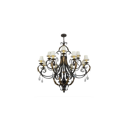 Ingrid 12 Light 54" Wide Crystal Chandelier