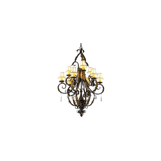 Ingrid 9 Light 36" Wide Crystal Chandelier