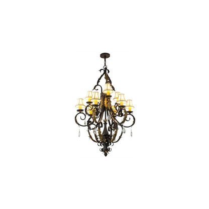 Ingrid 9 Light 36" Wide Crystal Chandelier