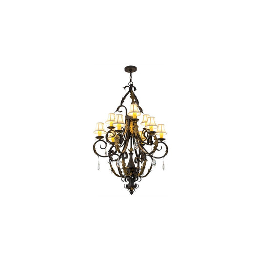 Ingrid 9 Light 36" Wide Crystal Chandelier
