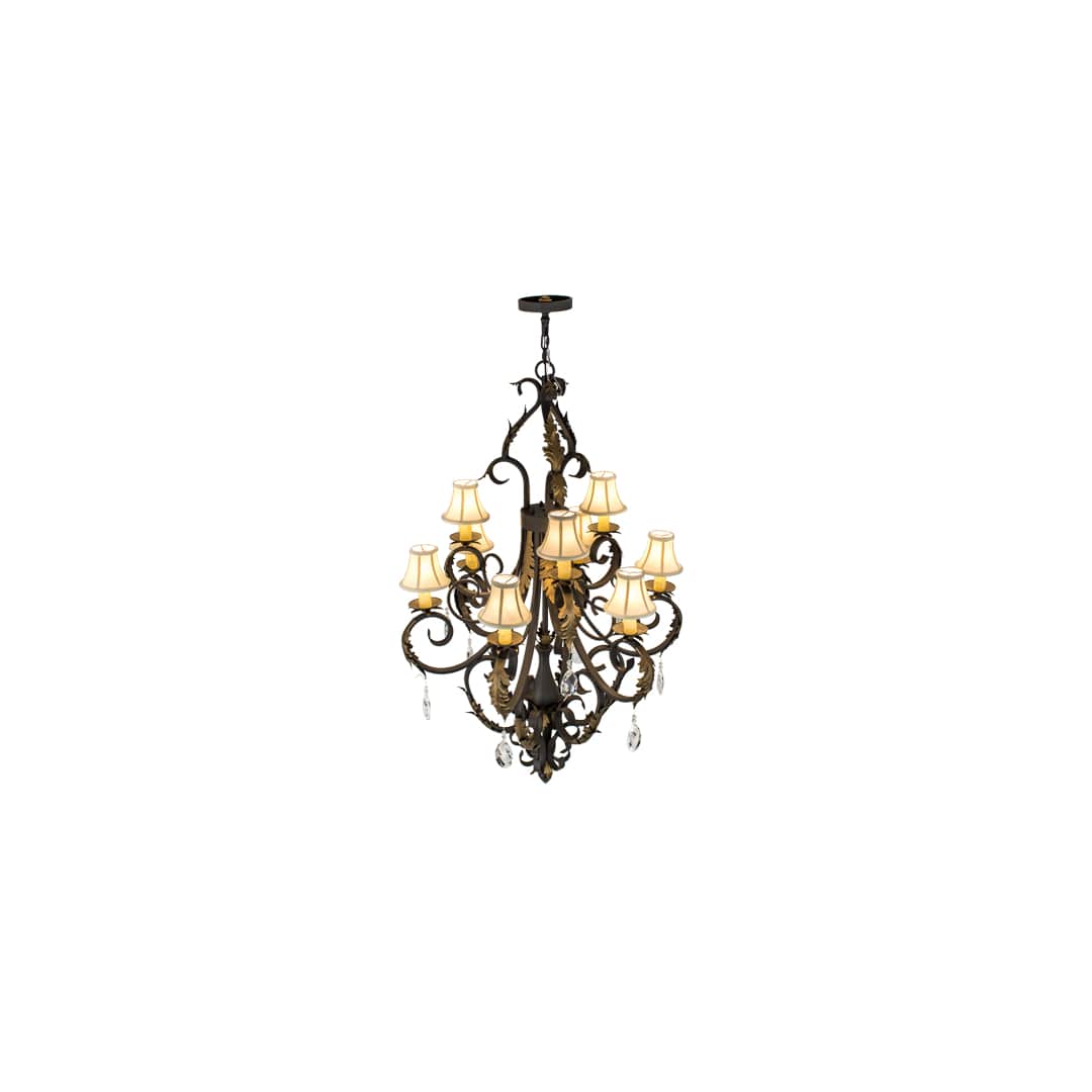 Ingrid 9 Light 36" Wide Crystal Chandelier