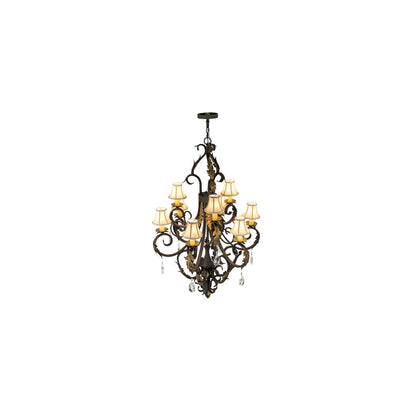Ingrid 9 Light 36" Wide Crystal Chandelier