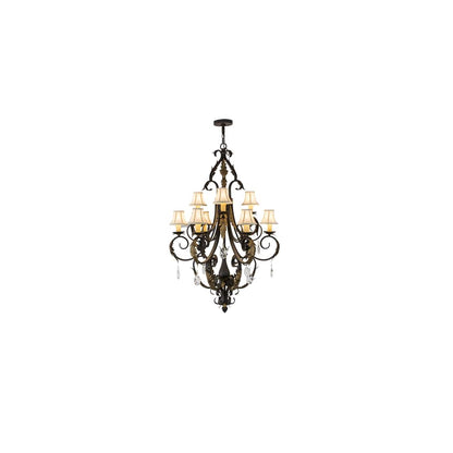 Ingrid 9 Light 36" Wide Crystal Chandelier
