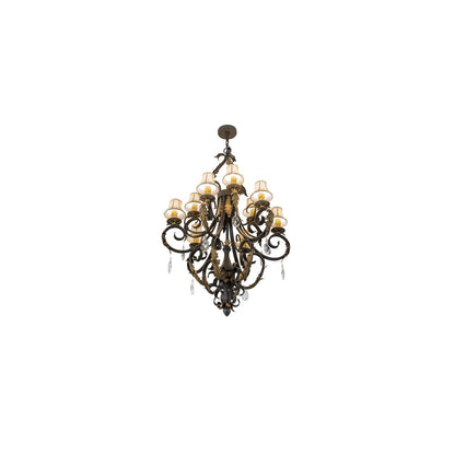 Ingrid 9 Light 36" Wide Crystal Chandelier