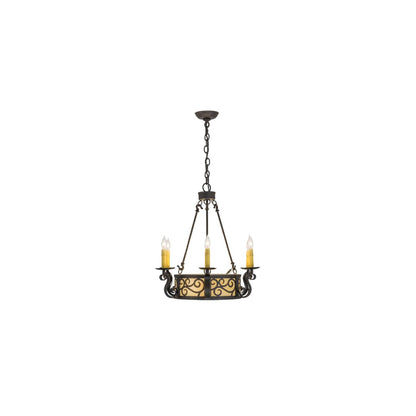 Delano 6 Light 24" Wide Taper Candle Style Chandelier