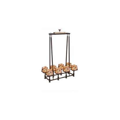 Balsam Pine 8 Light 17" Wide Linear Chandelier