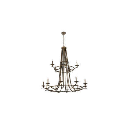 Octavia 15 Light 60" Wide Taper Candle Style Chandelier