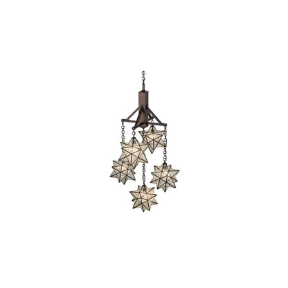 Moravian 5 Light 30" Wide Chandelier