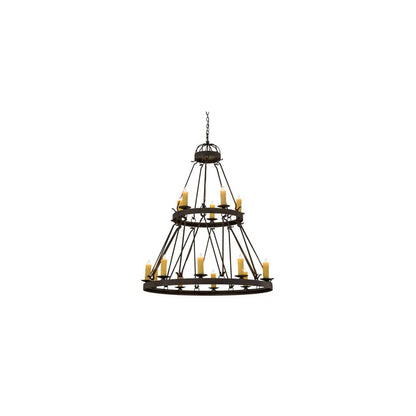 Lakeshore 15 Light 48" Wide Taper Candle Ring Chandelier