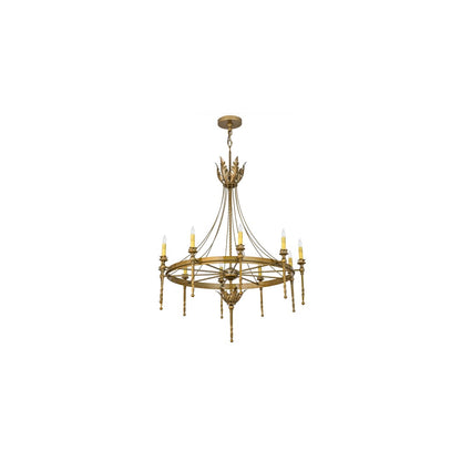 Amaury 10 Light 36" Wide Taper Candle Style Chandelier