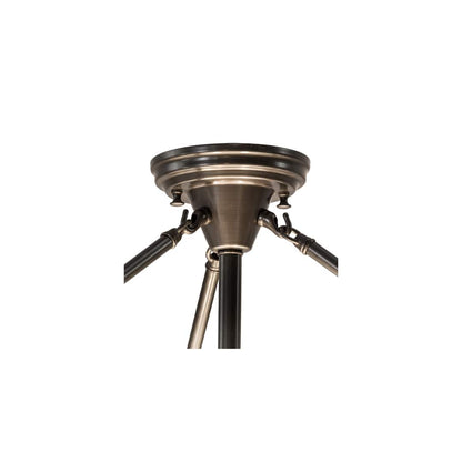 Shansky 4 Light 31" Wide Semi-Flush Bowl Ceiling Fixture