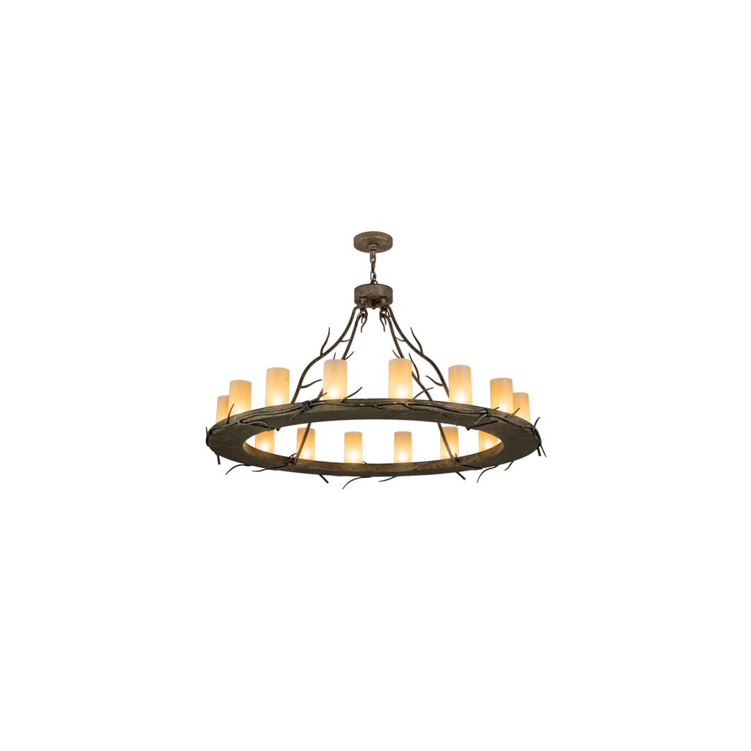 Loxley Branches 16 Light 49" Wide Ring Chandelier