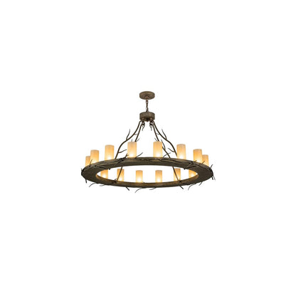 Loxley Branches 16 Light 49" Wide Ring Chandelier