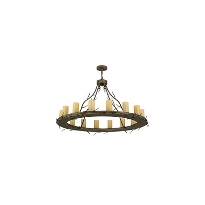 Loxley Branches 16 Light 49" Wide Ring Chandelier
