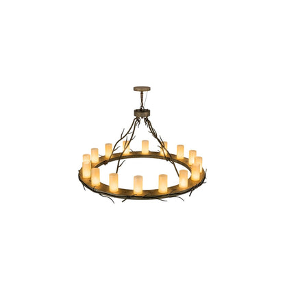 Loxley Branches 16 Light 49" Wide Ring Chandelier