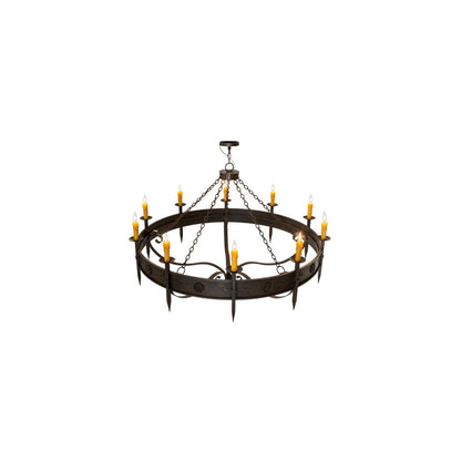 Calandra 10 Light 66" Wide Taper Candle Style Chandelier