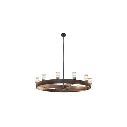 Molle Cilindro 12 Light 94" Wide Ring Chandelier