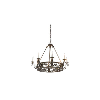 Delano 8 Light 36" Wide Taper Candle Style Chandelier