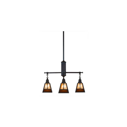 T Mission 4 Light 26" Wide Chandelier