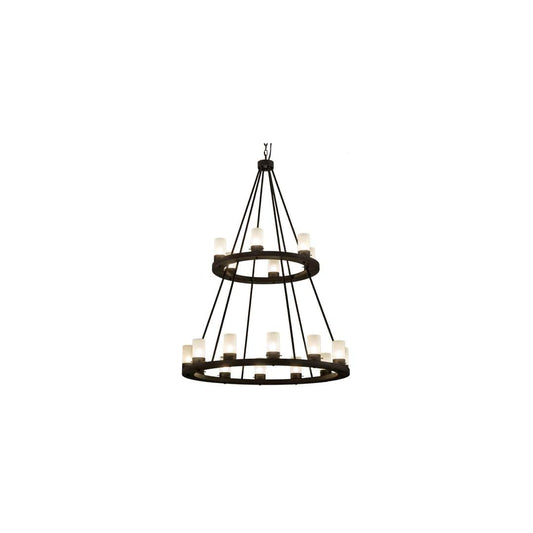 Loxley 18 Light 42" Wide Ring Chandelier