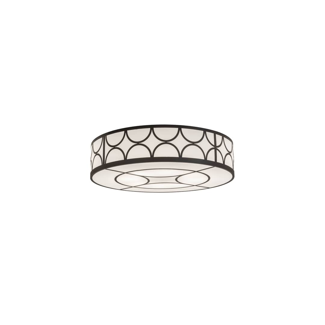 Revival Deco Cilindro 8 Light 60" Wide Semi-Flush Drum Ceiling Fixture
