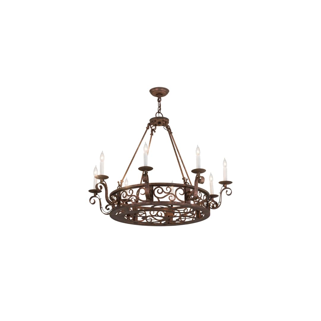Delano 8 Light 36" Wide Taper Candle Style Chandelier