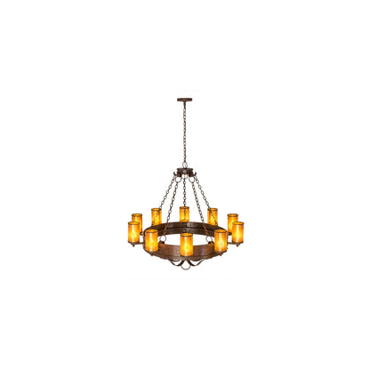 Parnella 10 Light 48" Wide Ring Chandelier