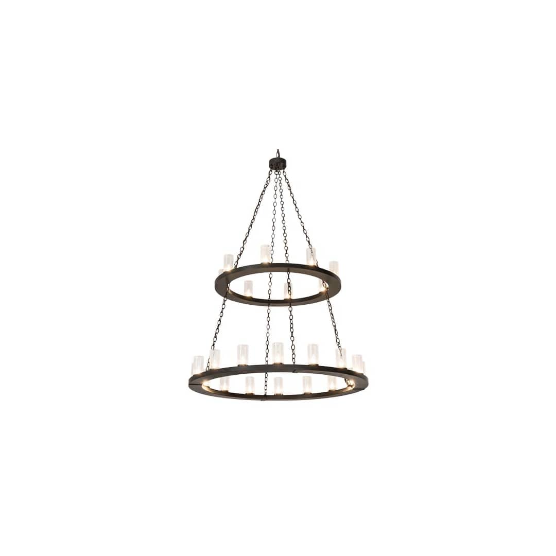 Loxley 24 Light 54" Wide Ring Chandelier