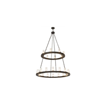 Loxley 24 Light 54" Wide Ring Chandelier