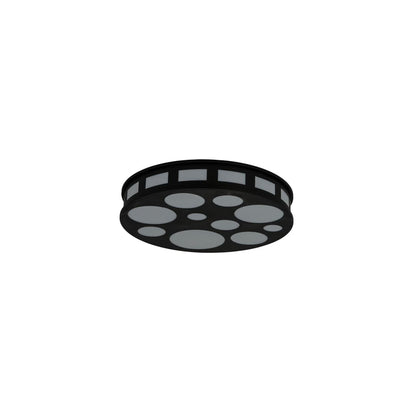 Geo 8 Light 30" Wide Semi-Flush Drum Ceiling Fixture