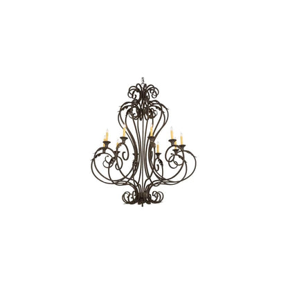 Josephine 10 Light 48" Wide Taper Candle Style Chandelier