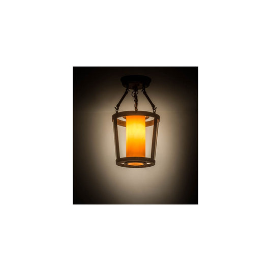 Cilindro Tapered 10" Wide Semi-Flush Ceiling Fixture