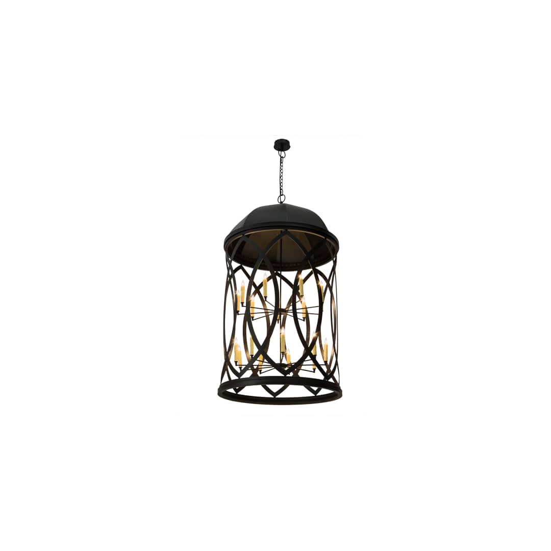 Grafton 18 Light 42" Wide Taper Candle Pendant