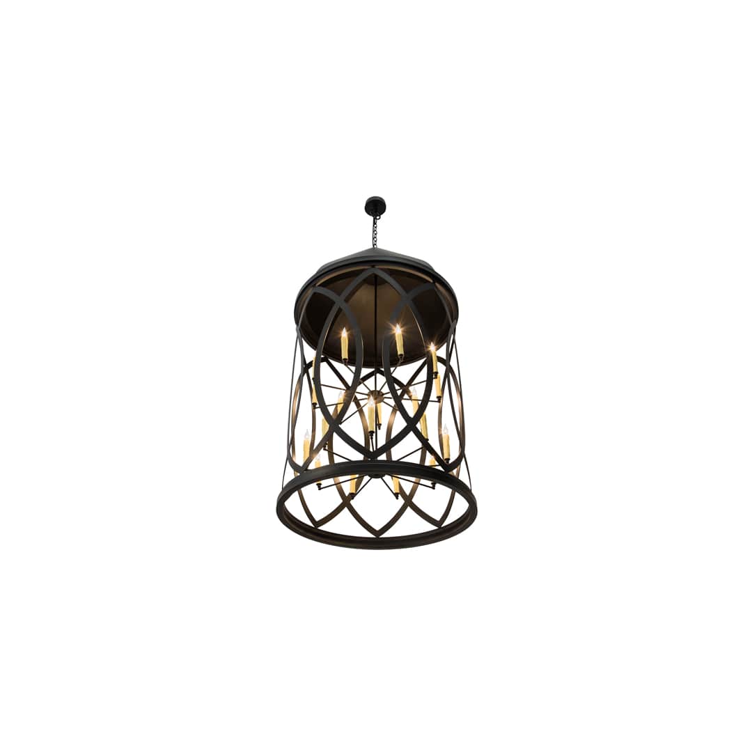 Grafton 18 Light 42" Wide Taper Candle Pendant