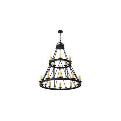 Lakeshore 15 Light 48" Wide Taper Candle Style Chandelier