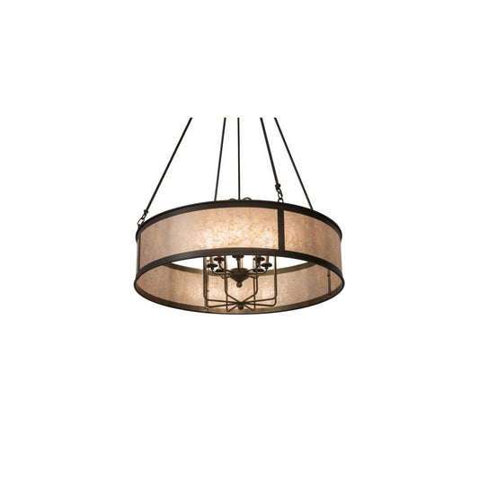 Craftsman Jaula 8 Light 42" Wide Ring Chandelier